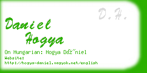 daniel hogya business card